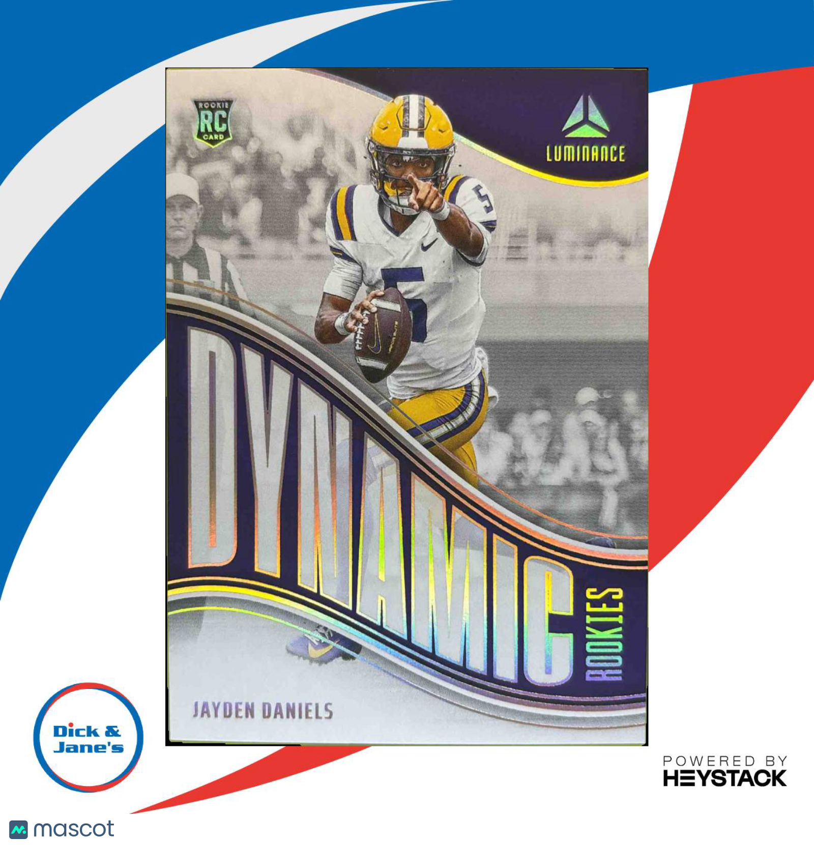 2024 Luminance Jayden Daniels Dynamic Rookies #DR-JDS RC Washington Commanders - Sports Cards
