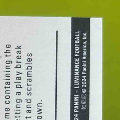 2024 Luminance Jayden Daniels Dynamic Rookies #DR-JDS RC Washington Commanders - Sports Cards