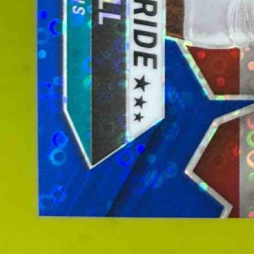 2024 Mosaic Tyreek Hill No Huddle Blue Prizm /75 #261 National Pride Dolphins - Sports Cards