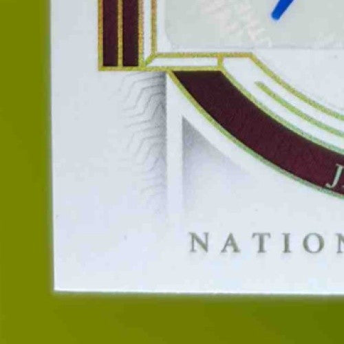2024 National Treasures Collegiate Jaheim Bell Rookie Signatures Gold /10 Auto - Sports Cards