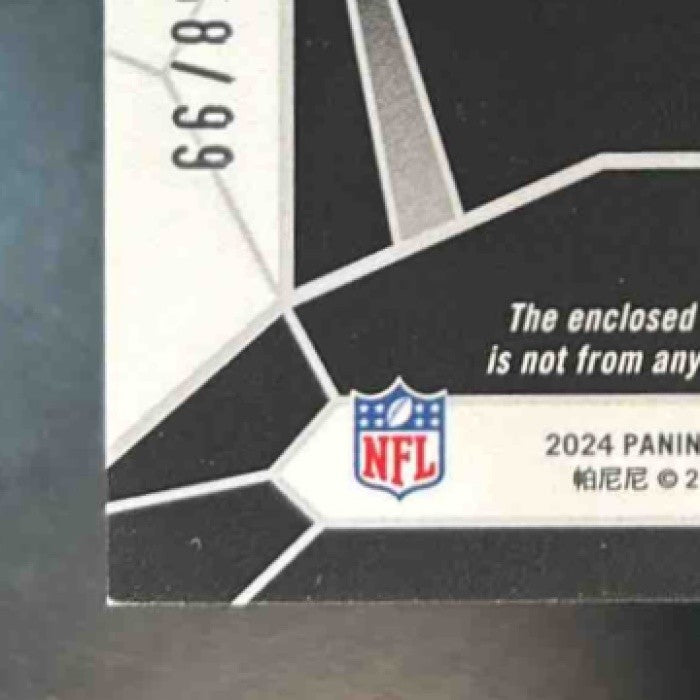 2024 Obsidian Xavier Worthy Trifecta Swatches Silver /99 MEM RC Chiefs - Sports Cards