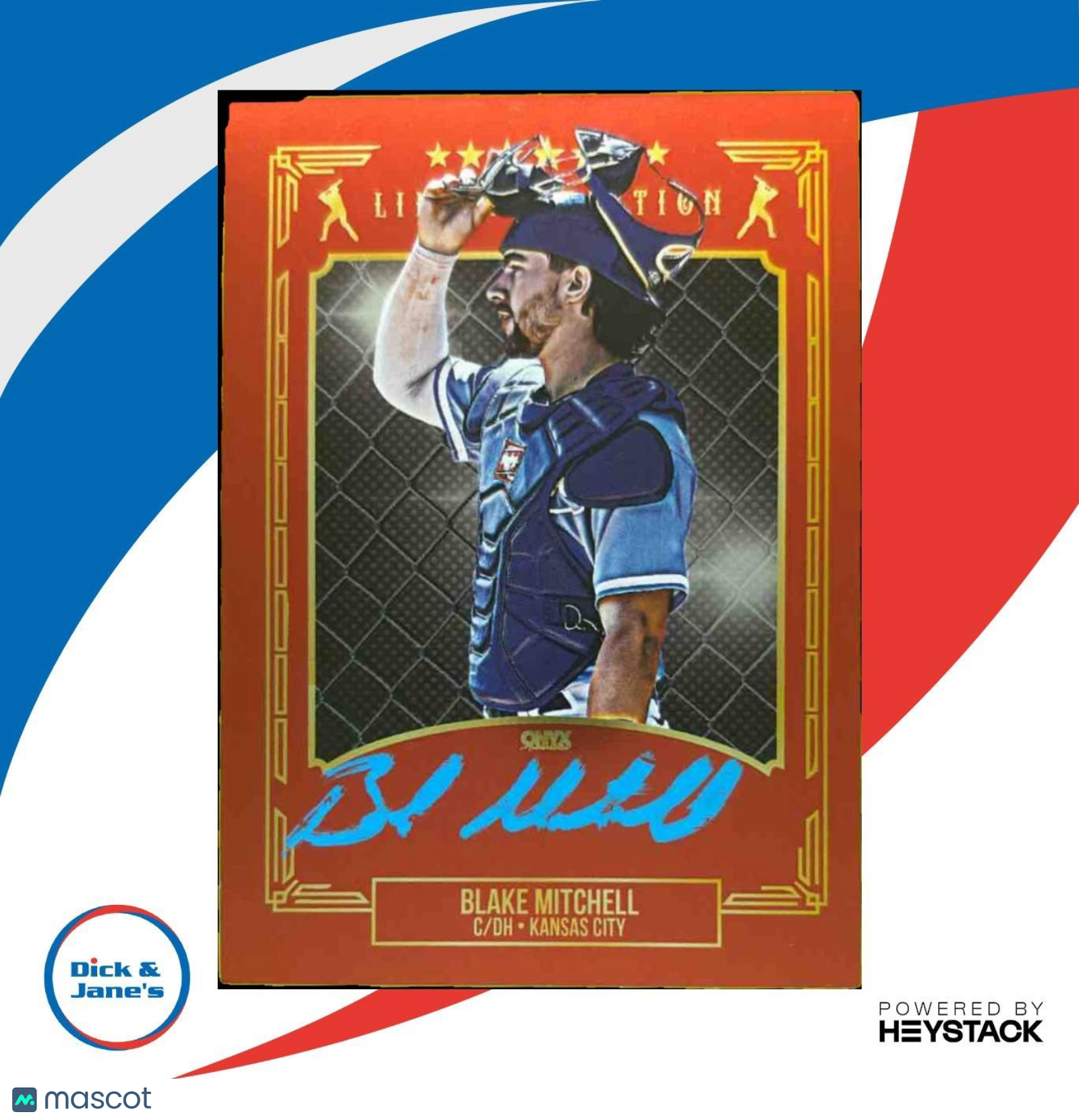 2024 Onyx Limited Edition eBay Spring Signings Blake Mitchell /25 Auto Royals - Sports Cards