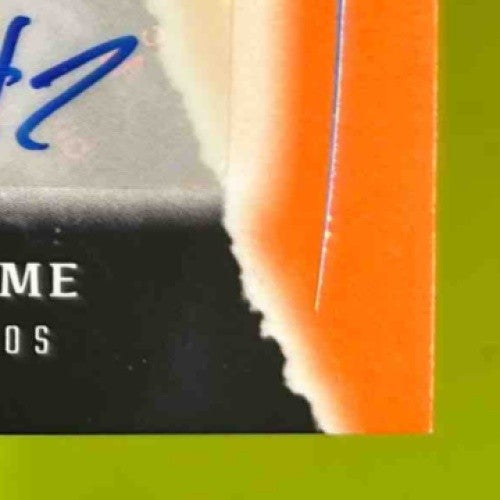 2024 Origins Audric Estime Rookie Jumbo Jersey Auto Orange Patch /75 Broncos - Sports Cards