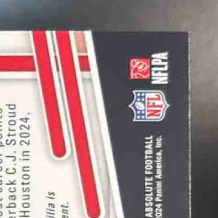 2024 Panini Absolute Cade Stover Rookie Materials MEM RC Houston Texans - Sports Cards