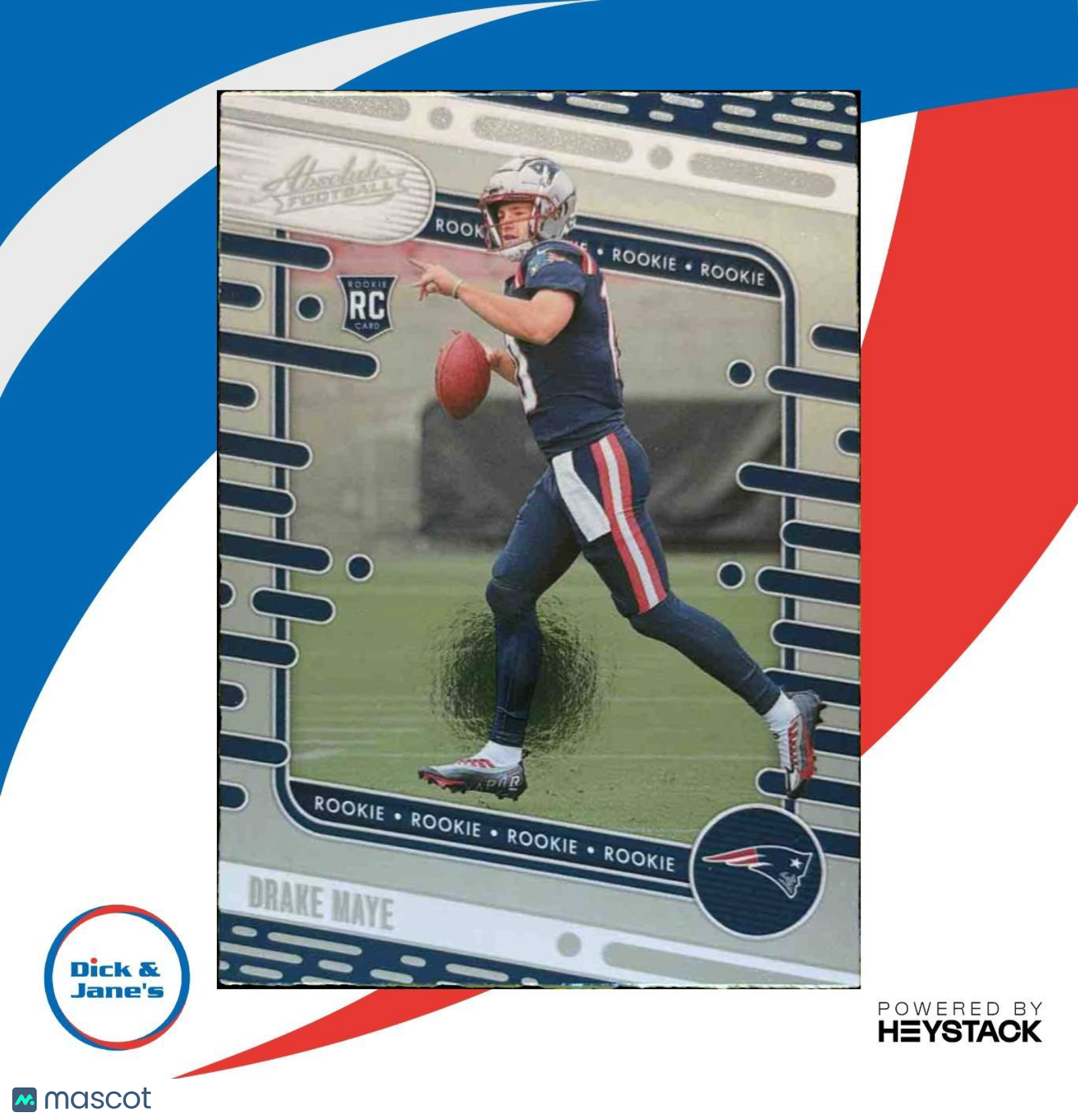 2024 Panini Absolute Drake Maye Rookies #103 RC New England Patriots - Sports Cards