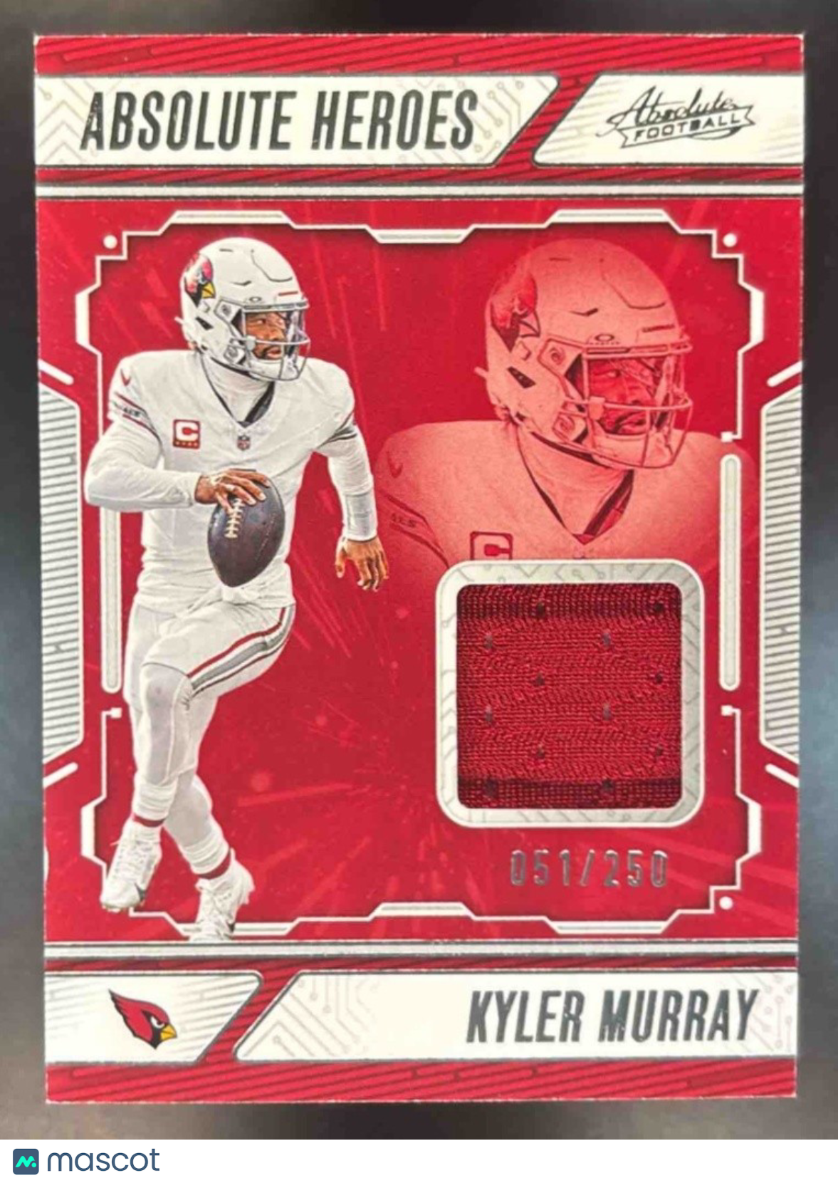 2024 Panini Absolute Kyler Murray Heroes Memorabilia /250 MEM Arizona Cardinals - Sports Cards