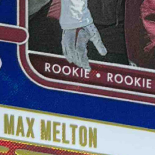 2024 Panini Absolute Max Melton Rookies Blue Diamonds 28/199 #143 RC Cardinals - Sports Cards