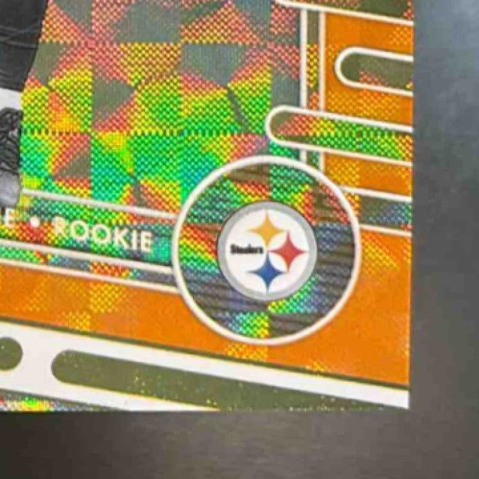 2024 Panini Absolute Roman Wilson Rookies Orange Mosaic /299 #169 RC Steelers - Sports Cards