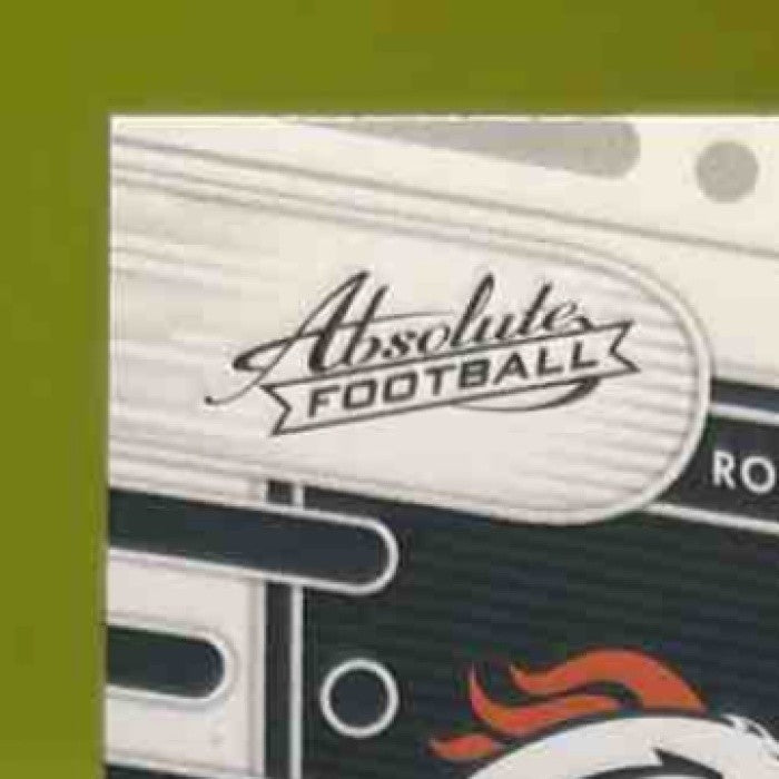 2024 Panini Absolute Troy Franklin Signature Rookies Gold /10 RC Auto Broncos - Sports Cards