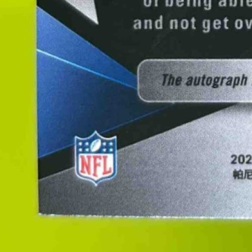 2024 Panini Black Theo Johnson Rookie Auto 25/199 #190 RC New York Giants - Sports Cards