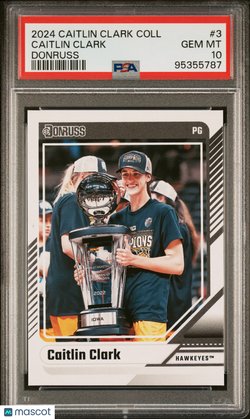 2024 Panini Caitlin Clark Collection Donruss Caitlin Clark #3 PSA 10 Graded Sports Cards