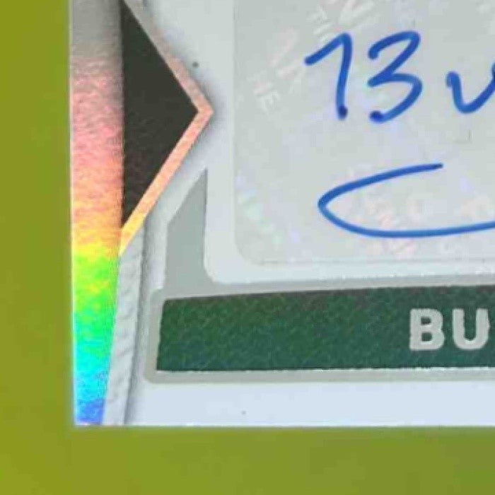 2024 Panini Certified Bucky Irving Freshman Fabric Patch Auto /399 RC Buccaneers - Sports Cards