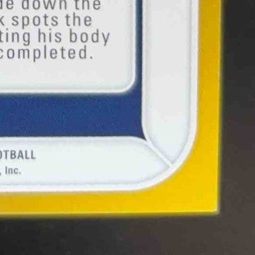 2024 Panini Certified Christian Gonzalez Gold Team Blue Mirror 7/75 Patriots - Sports Cards