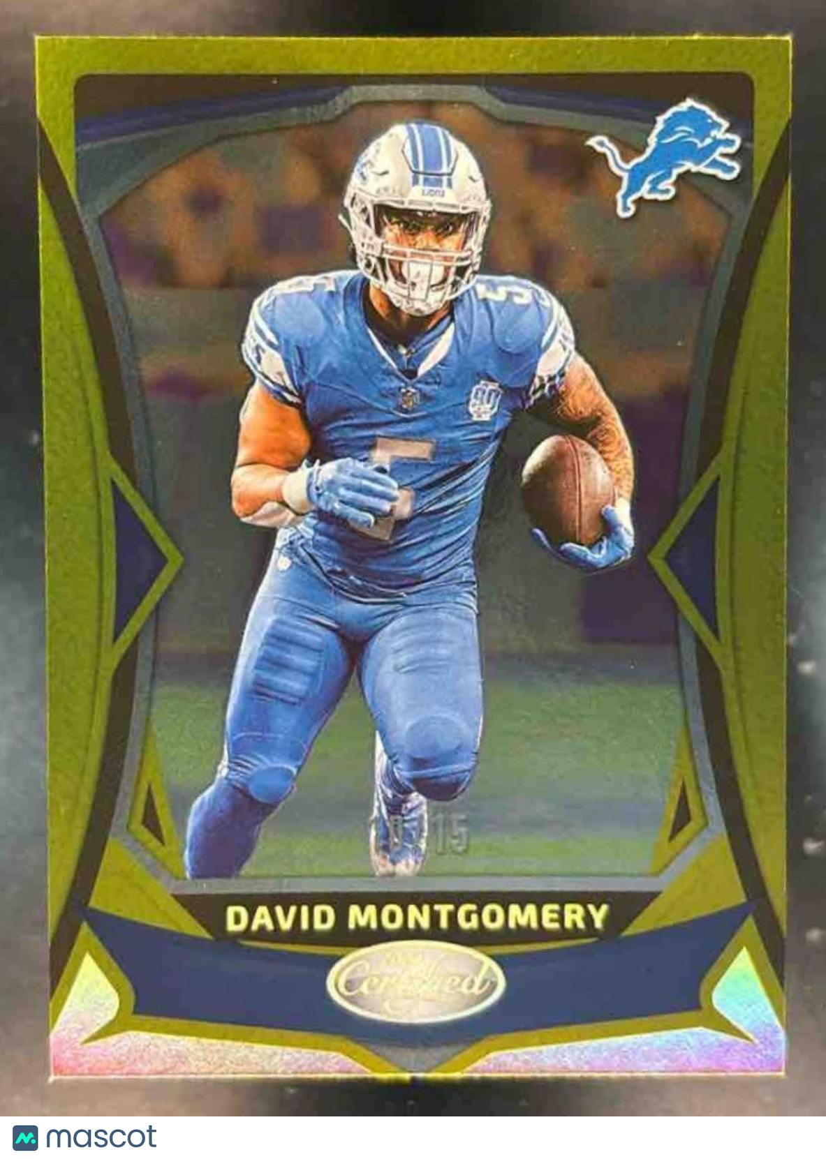 2024 Panini Certified David Montgomery Gold /15 #31 Detroit Lions - Sports Cards