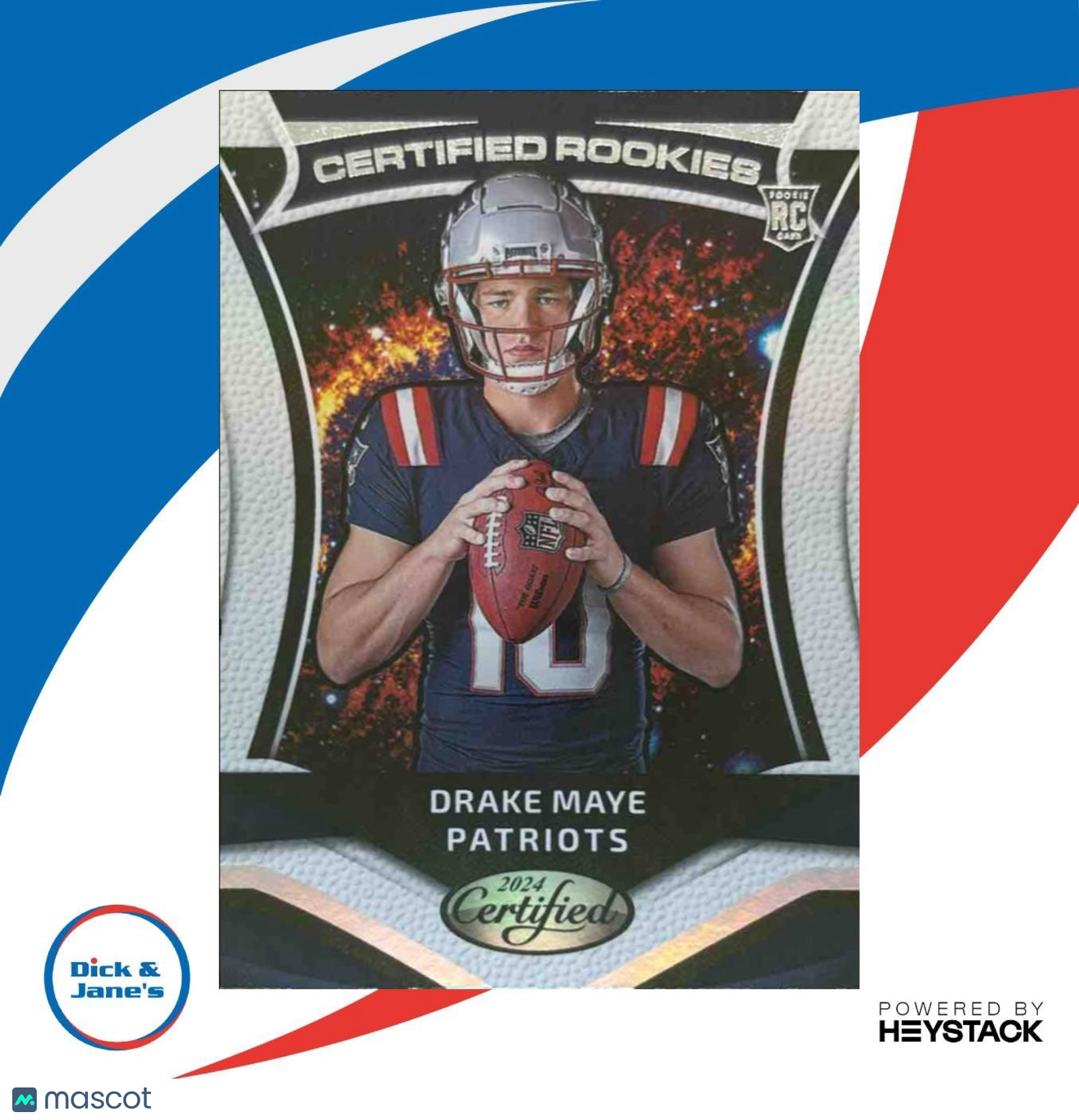 2024 Panini Certified Drake Maye Rookies #3 RC New England Patriots - Sports Cards