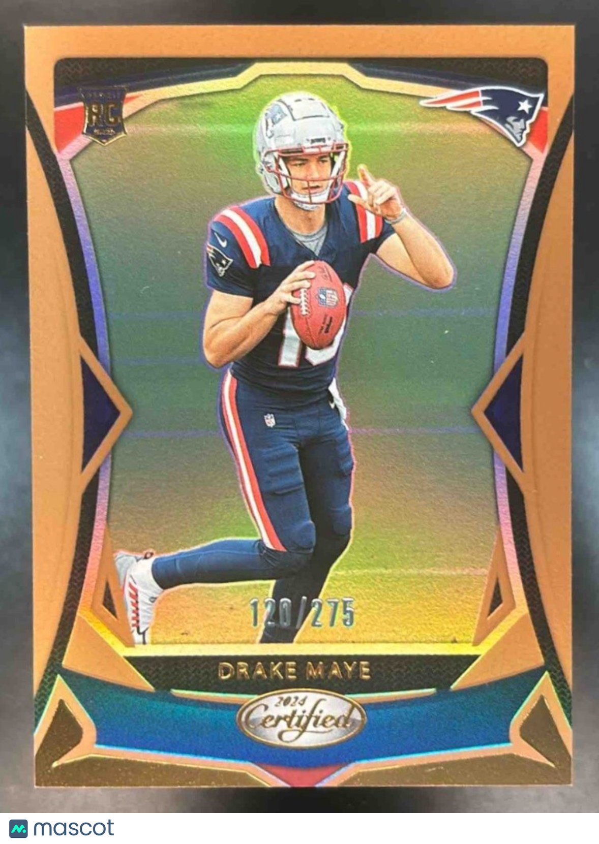 2024 Panini Certified Drake Maye Rookies Bronze /275 #103 RC New England Patriot - Sports Cards