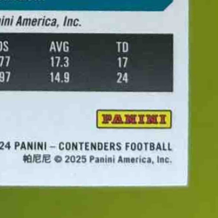 2024 Panini Contenders Brian Thomas Jr. Rookie Ticket RPS Auto /50 #103 Jaguars - Sports Cards