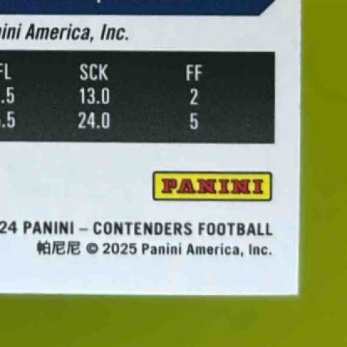 2024 Panini Contenders Laiatu Latu Rookie Ticket Auto Playoff /149 #129 Colts - Sports Cards
