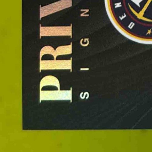 2024 Panini Daron Holmes II Private Signings #PS HOL Denver Nuggets Sports Cards