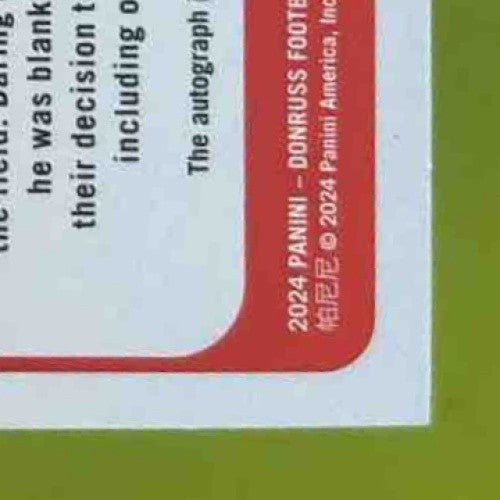 2024 Panini Donruss Cameron Taylor-Britt Signature Marks #SMA-CTB Auto Bengals - Sports Cards