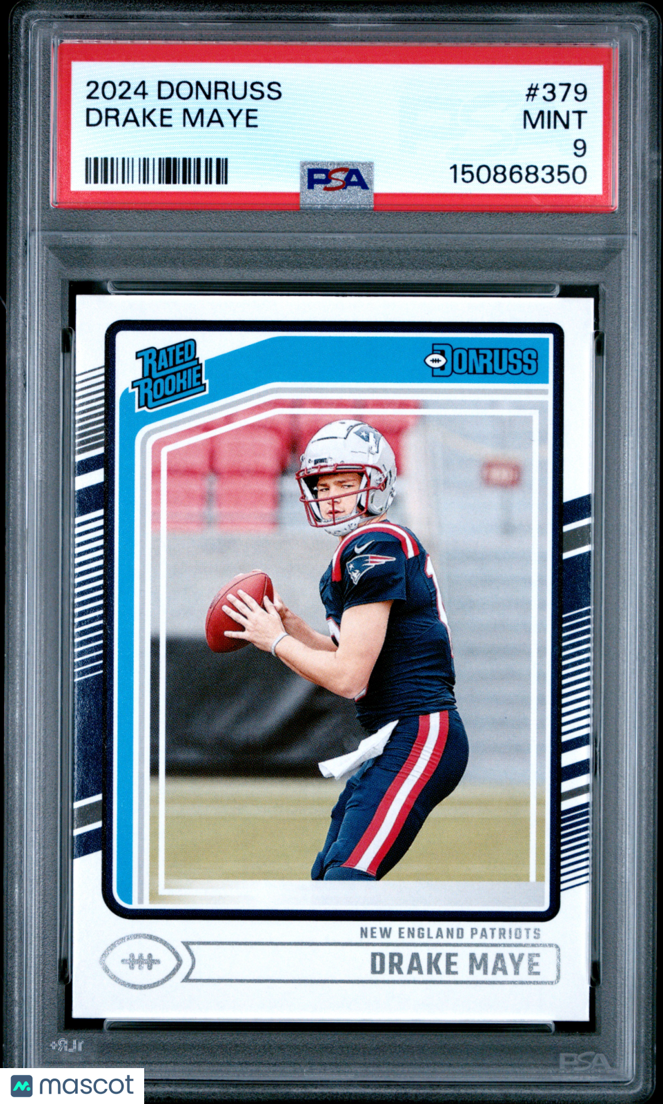 2024 Panini Donruss Drake Maye #379 PSA 9 - Graded Sports Cards
