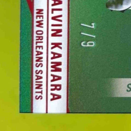 2024 Panini Donruss Elite Alvin Kamara Status Die Cut 7/9 #46 New Orleans Saints - Sports Cards