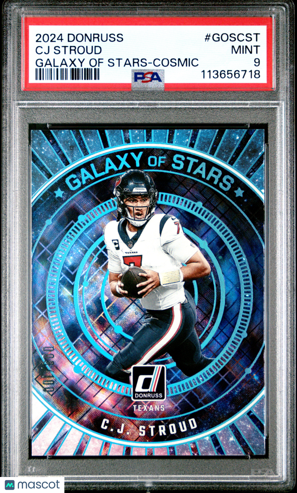 2024 Panini Donruss Galaxy Of Stars CJ Stroud Cosmic #GOSCST PSA 9 - Graded Sports Cards