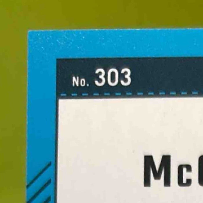 2024 Panini Donruss J.J. McCarthy Rated Rookie Auto Blue #303 Minnesota Vikings - Sports Cards