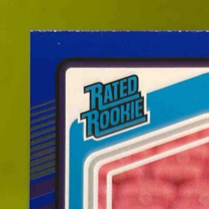 2024 Panini Donruss J.J. McCarthy Rated Rookie Auto Blue #303 Minnesota Vikings - Sports Cards