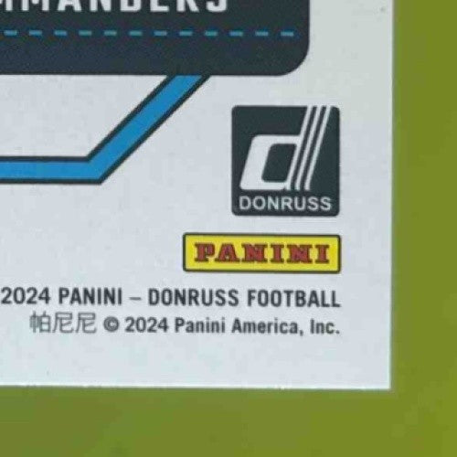 2024 Panini Donruss Jayden Daniels Press Proof Purple #389 Washington Commanders - Sports Cards