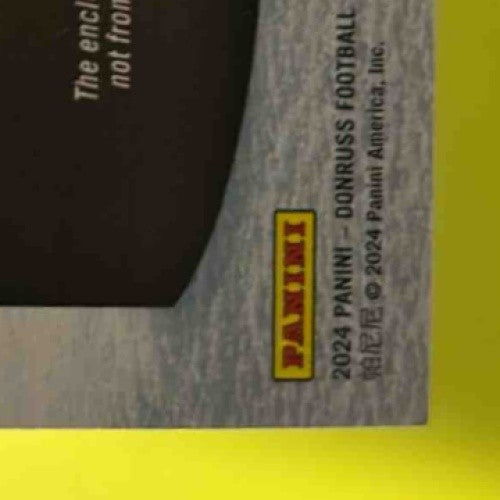 2024 Panini Donruss Jayden Daniels Rookie Holiday Sweater #RHS-JDA MEM RC - Sports Cards