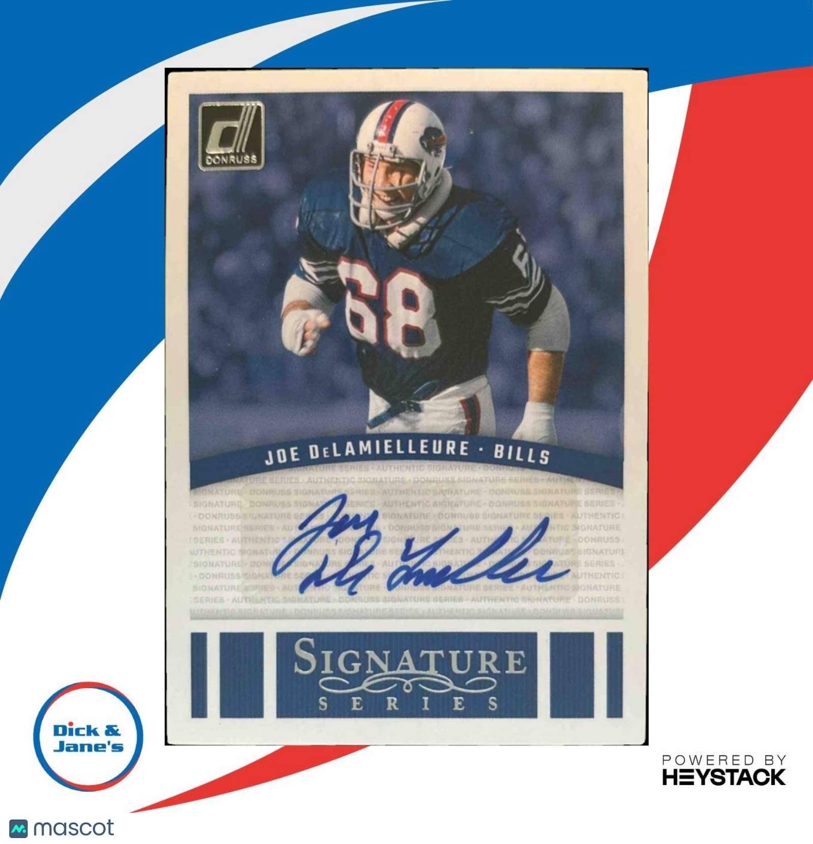 2024 Panini Donruss Joe DeLamiellure Signature Series Auto Buffalo Bills - Sports Cards