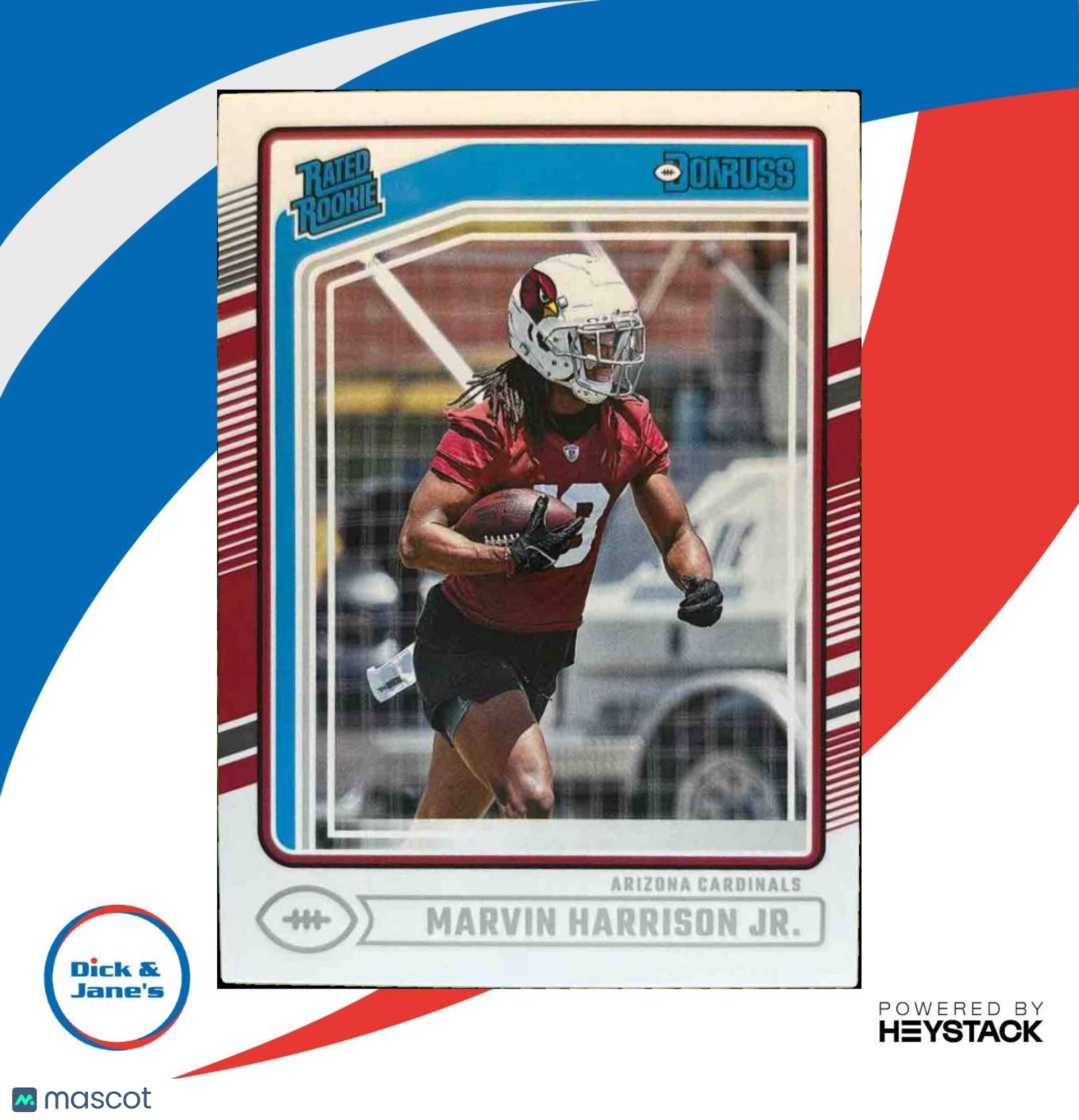 2024 Panini Donruss Marvin Harrison Jr. #393 RC Rated Rookie Arizona Cardinals - Sports Cards