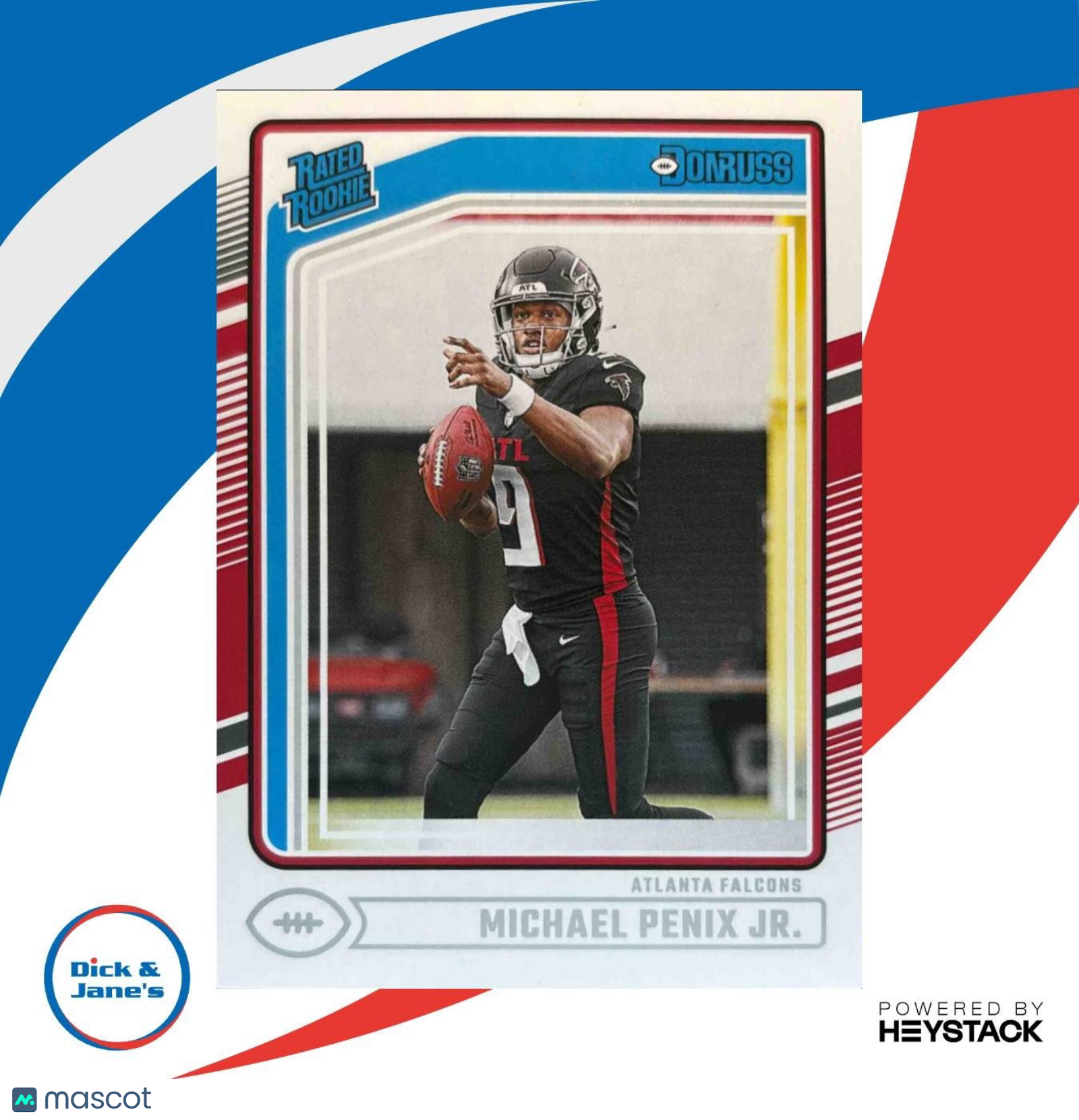 2024 Panini Donruss Michael Penix Jr. #308 RC Rated Rookie Atlanta Falcons - Sports Cards