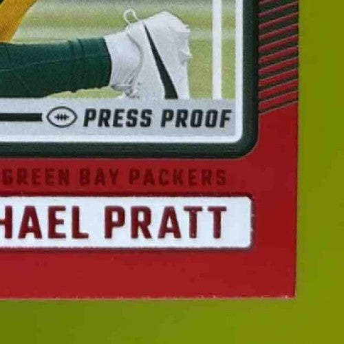 2024 Panini Donruss Michael Pratt Press Proof Red #339 Green Bay Packers - Sports Cards