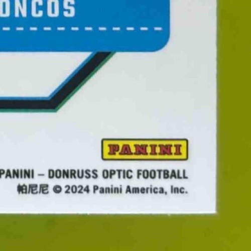 2024 Panini Donruss Optic Bo Nix #209 Rated Rookie Denver Broncos - Sports Cards
