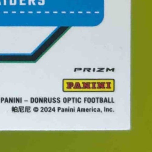 2024 Panini Donruss Optic Brock Bowers Holo #215 Rated Rookie Las Vegas Raiders - Sports Cards