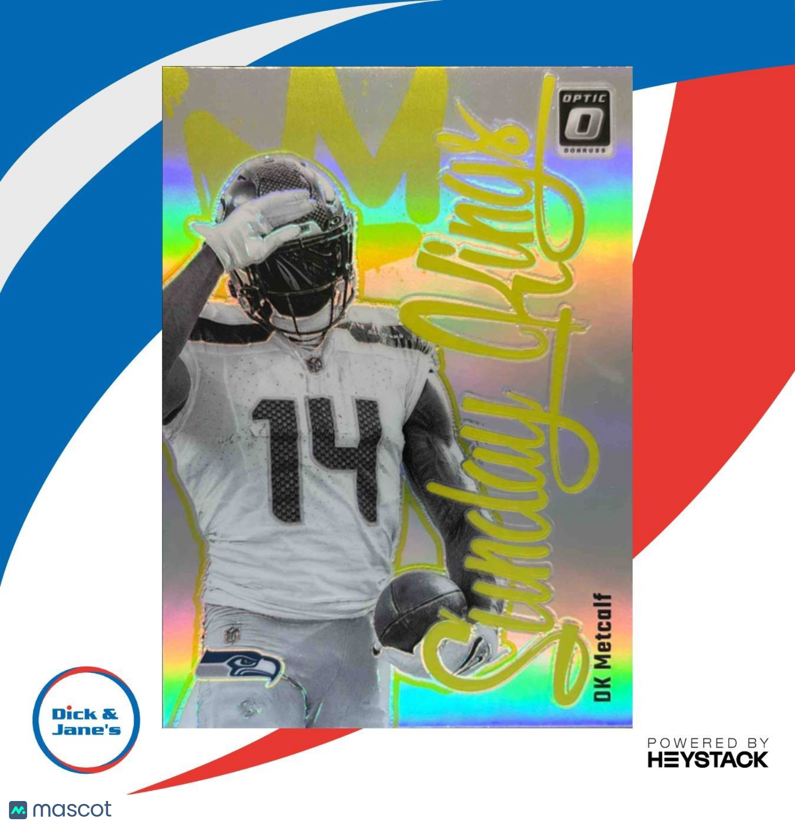 2024 Panini Donruss Optic DK Metcalf Sunday Kings #6 Seattle Seahawks - Sports Cards