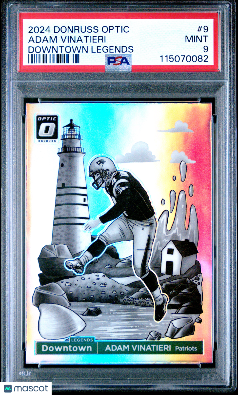 2024 Panini Donruss Optic Downtown Legends Adam Vinatieri #9 PSA 9 - Graded Sports Cards