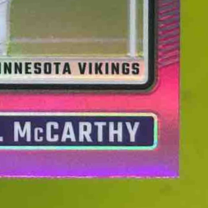 2024 Panini Donruss Optic J.J. McCarthy Pink #235 Rated Rookie Minnesota Vikings - Sports Cards