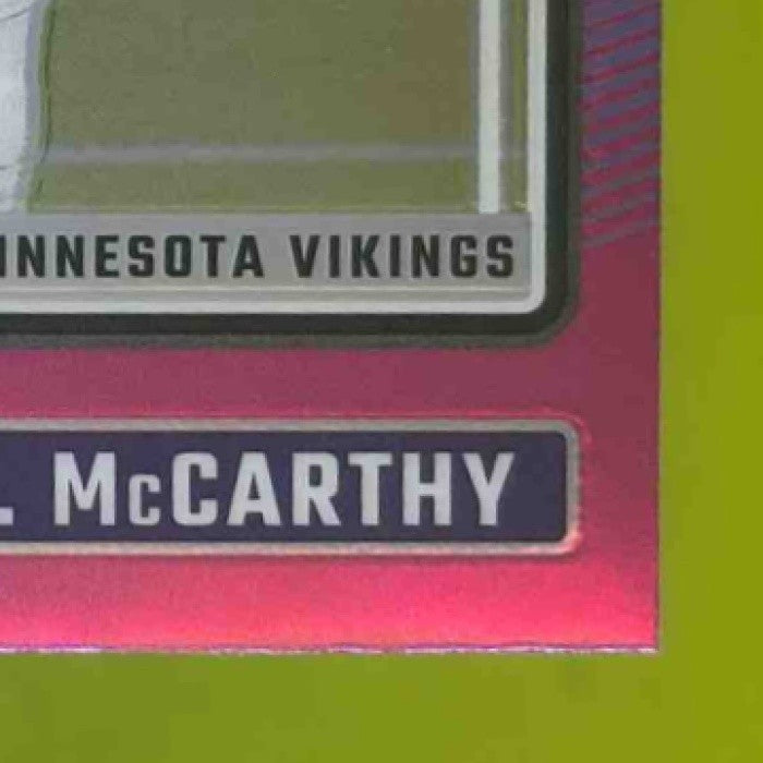 2024 Panini Donruss Optic J.J. McCarthy Pink #235 Rated Rookie Minnesota Vikings - Sports Cards
