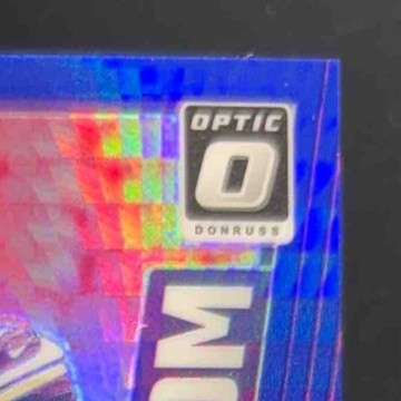 2024 Panini Donruss Optic J.J. McCarthy Rookie Phenoms Blue Hyper Memorabilia RC - Sports Cards