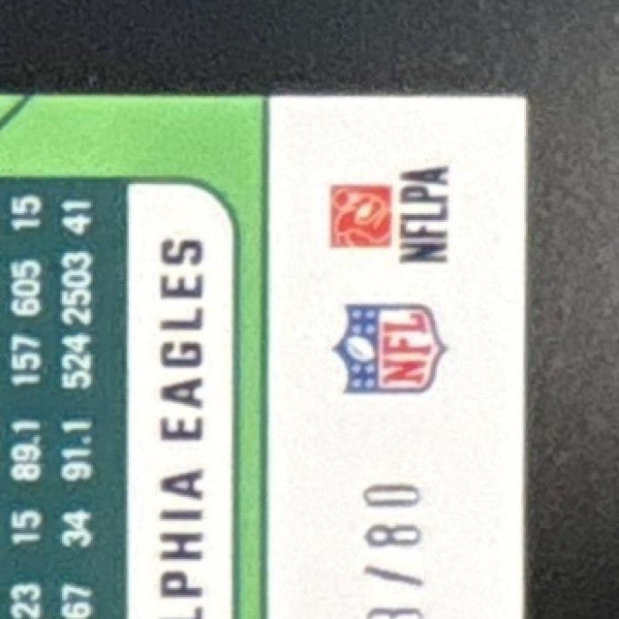 2024 Panini Donruss Optic Jalen Hurts Pink Velocity /80 #158 Philadelphia Eagles - Sports Cards