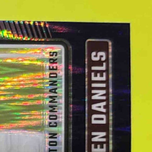 2024 Panini Donruss Optic Jayden Daniels Purple Shock Rated Rookie Washington - Sports Cards