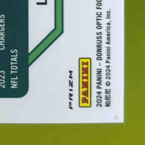 2024 Panini Donruss Optic Josh Palmer Rocket #109 Los Angeles Chargers Sports Cards