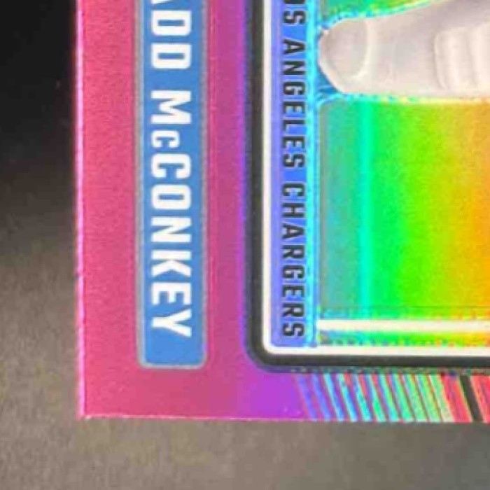 2024 Panini Donruss Optic Ladd McConkey Pink #266 Los Angeles Chargers - Sports Cards