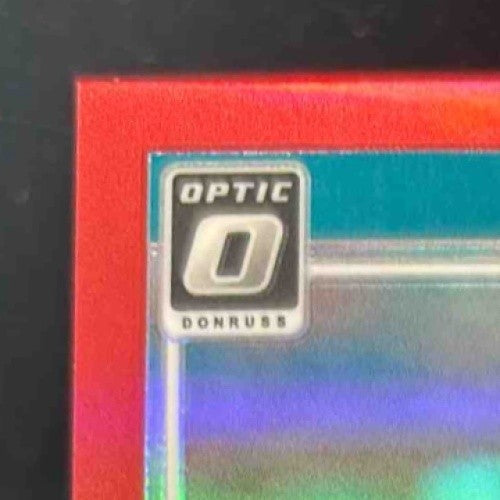 2024 Panini Donruss Optic Raheem Mostert Red 79/125 #121 Miami Dolphins - Sports Cards