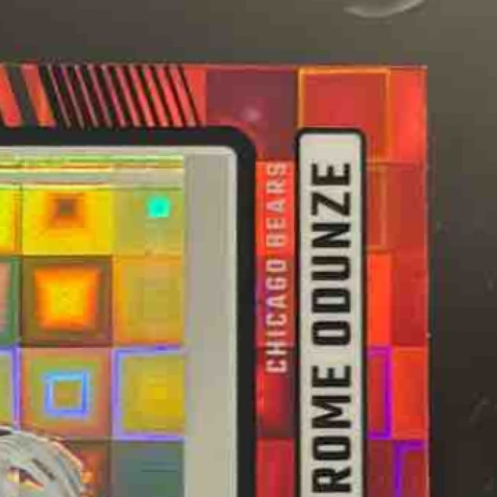 2024 Panini Donruss Rome Odunze Optic Preview Red Pandora #309 RC Chicago Bears - Sports Cards
