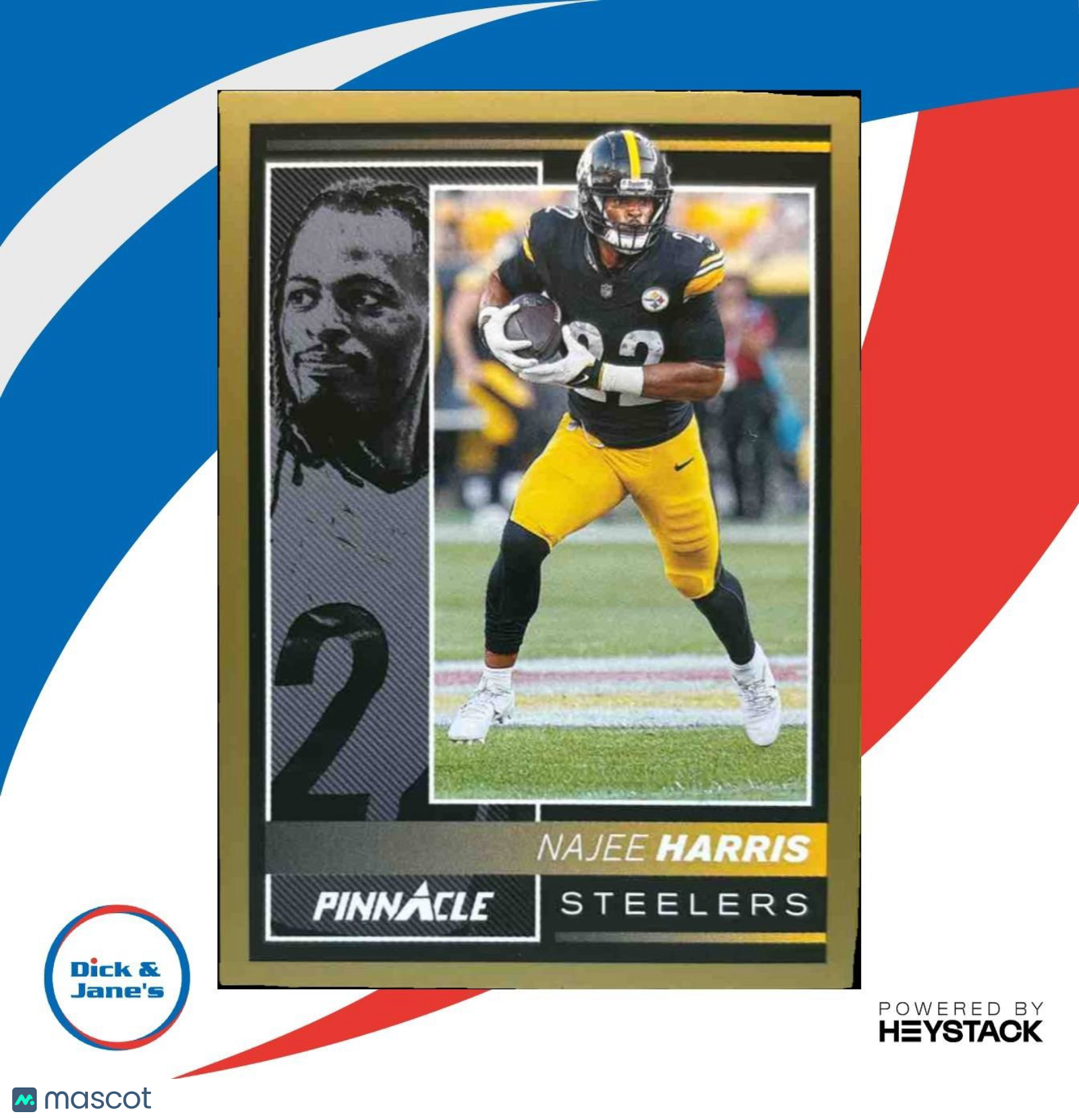 2024 Panini Encore Najee Harris Gold /10 #165 Pittsburgh Steelers - Sports Cards
