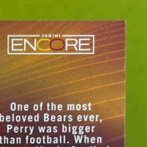 2024 Panini Encore William Perry Pacific Penmanship Red /50 Auto Chicago Bears - Sports Cards